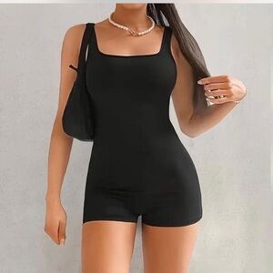 Micas NWT Black Sleeveless Romper